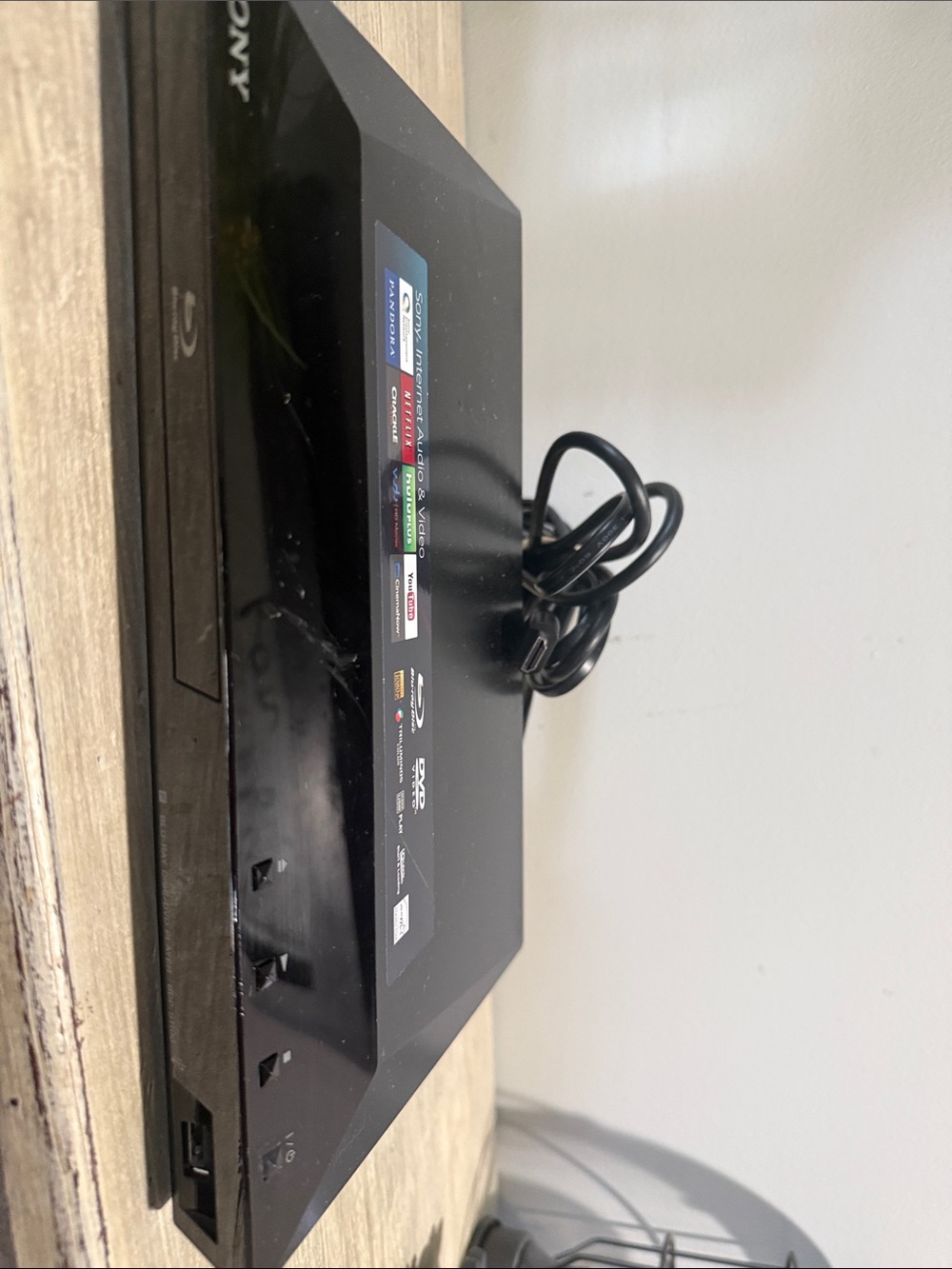 Sony Black Blu-ray Disc Player with USB and HDMI